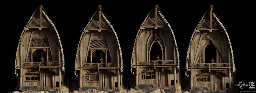 Additional wing design for Stoick's house