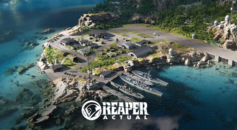 Reaper Actual - Various environment concept art by Aleksandra Wojcik