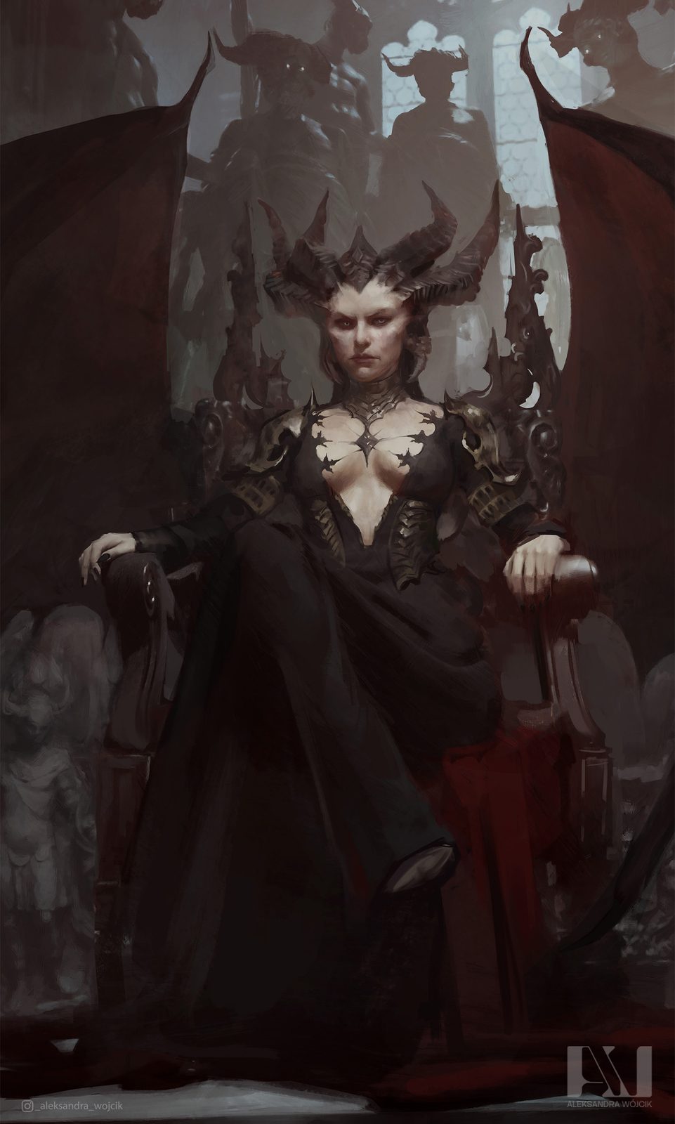 Lilith — illustration by Aleksandra Wojcik
